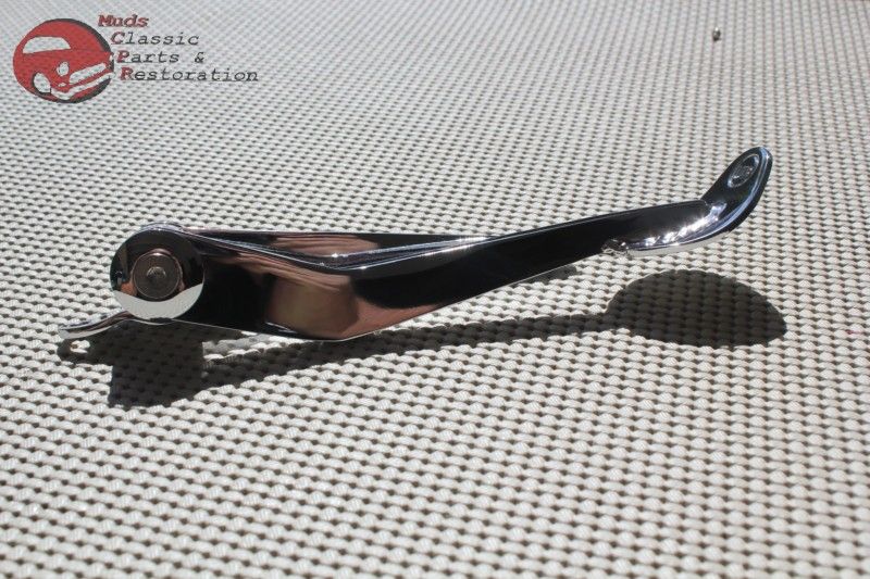 Custom Chrome Spoon Gas Pedal Assembly Manual Automatic Street Muscle